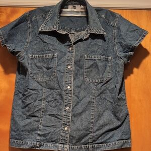 GAP Denim Blue Casual Shirt
